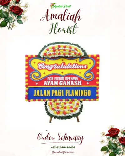 Bunga Papan Congratulation di Medong